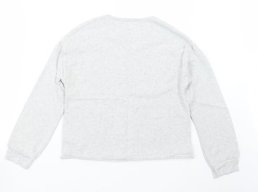 NEXT Girls Grey Pullover Jumper Size 12 Years