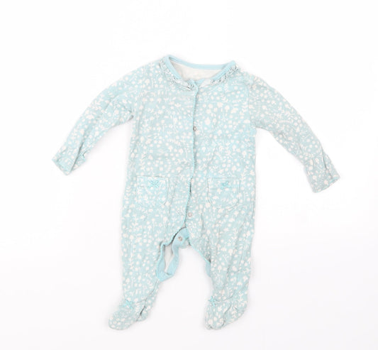 George Girls Green Geometric Babydoll One Piece Size 3-6 Months