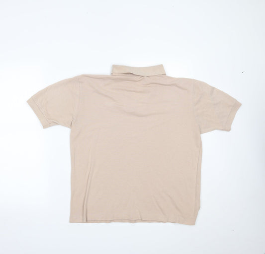 B Cash Mens Beige Polo Size 42