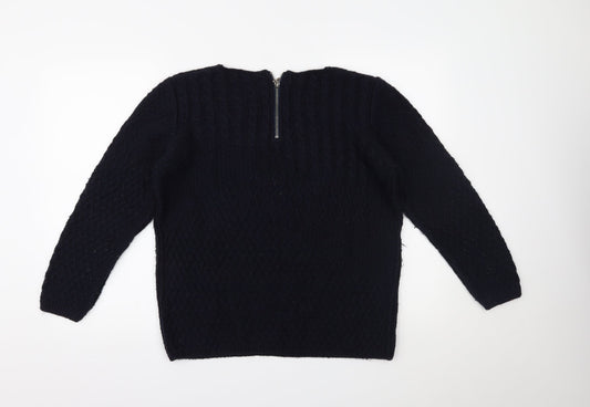 BHS Womens Blue Pullover Jumper Size 14