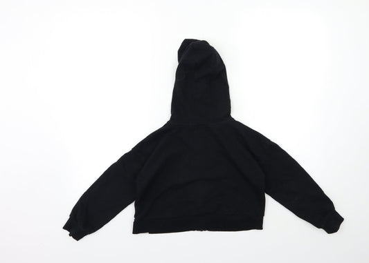 George Boys Black Pullover Hoodie Size 7 Years