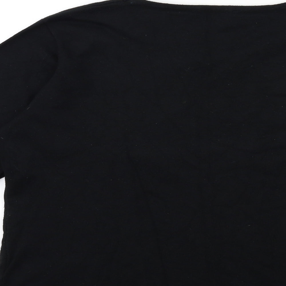 Womens UK Size L casamia Black Pullover Jumper