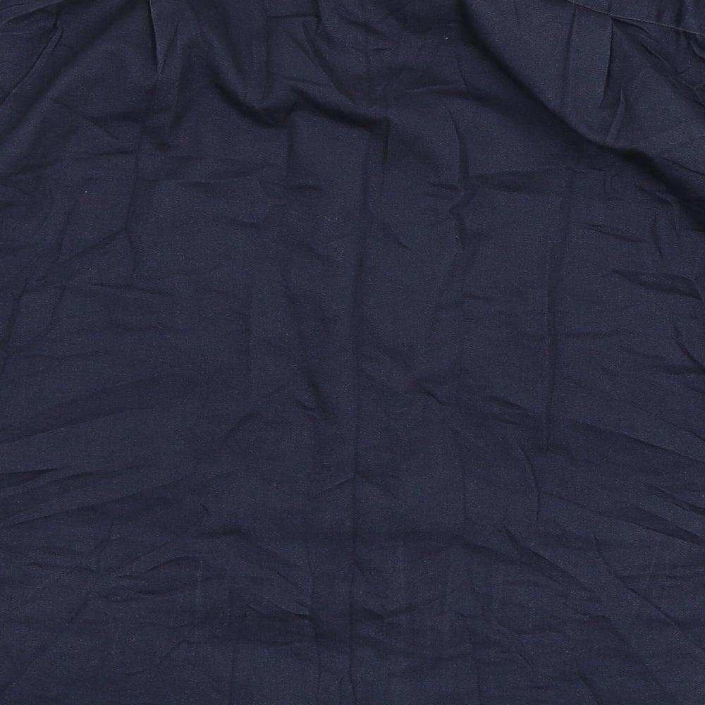 Mens UK Size L Samuel Winds Blue Button-Up Long Sleeve Casual Shirt