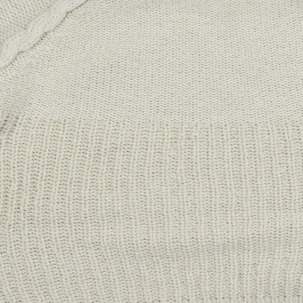 Womens UK Size L Dorothy Perkins Ivory Pullover Jumper