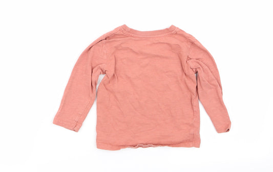 Primark Girls Pink Basic T-Shirt Size 12-18 Months