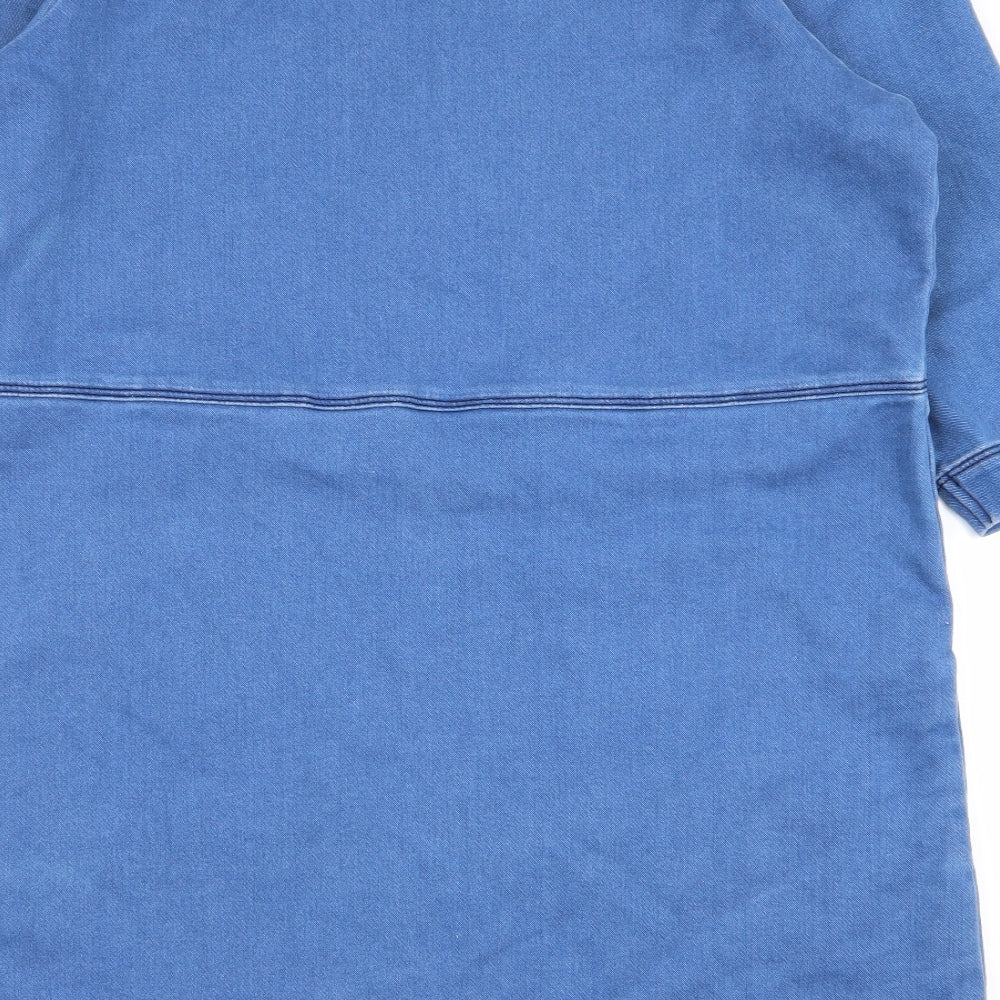 Nutmeg Womens Blue A-Line Size 12