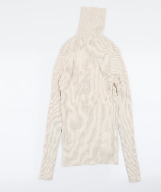 Womens UK Size 8 River Island Beige Pullover Jumper