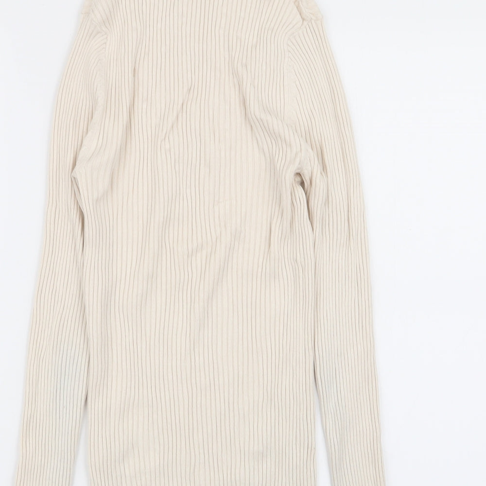 Womens UK Size 8 River Island Beige Pullover Jumper