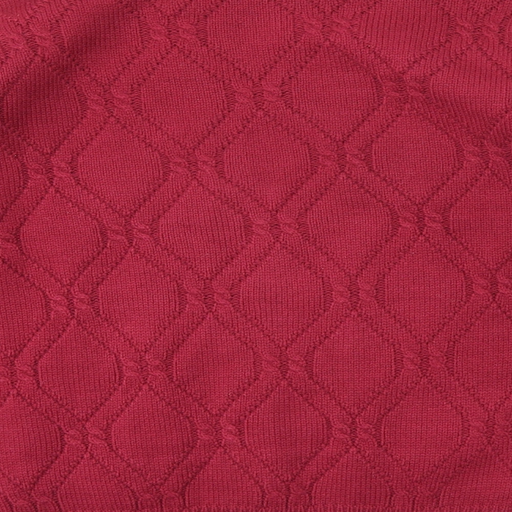 Womens UK Size M BM Pink Pullover Jumper