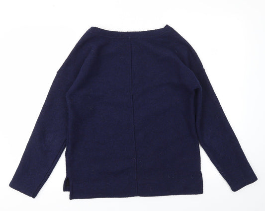 M&S Womens Blue Pullover Jumper Size 10
