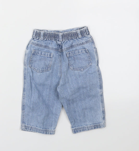 George Girls Blue Capri Jeans Size 6-9 Months