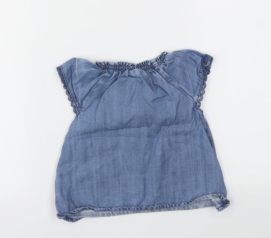 NEXT Girls Blue Fit & Flare Size 12-18 Months