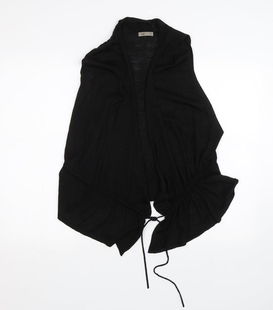 Womens UK Size 14 bAY Black Cardigan Jumper