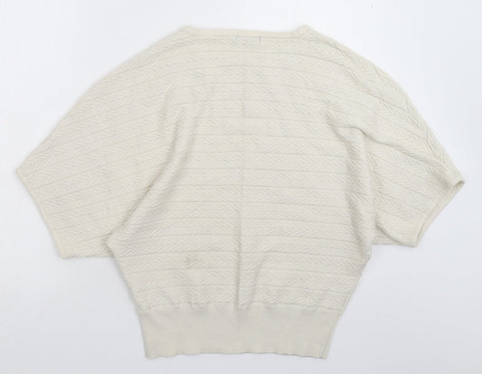 F&F Womens Grey Knit Pullover Jumper Size 16