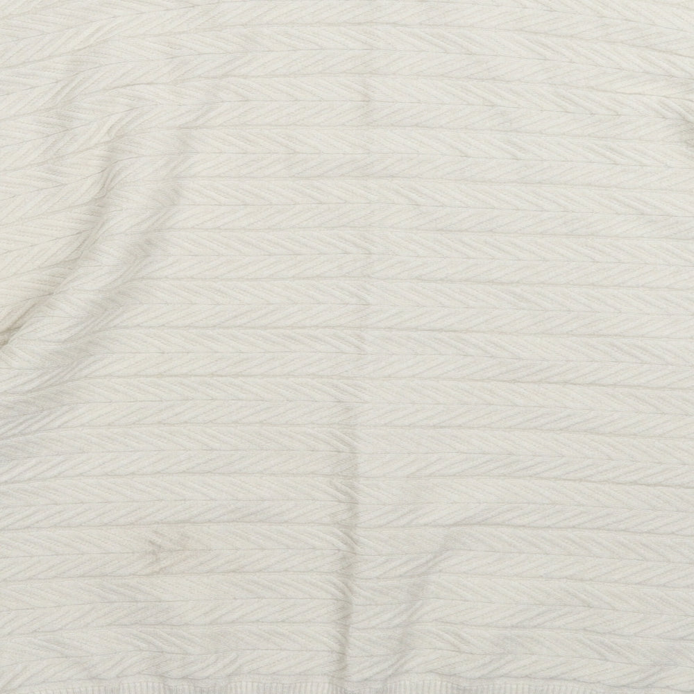 F&F Womens Grey Knit Pullover Jumper Size 16