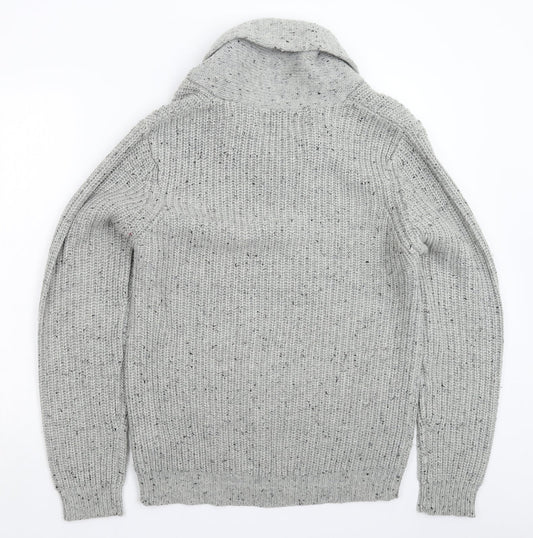 Womens UK Size L New Look Grey Pullover Jumper