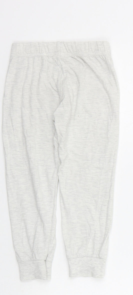 Disney Girls Grey Solid Top Pyjama Pants Size 3-4 Years