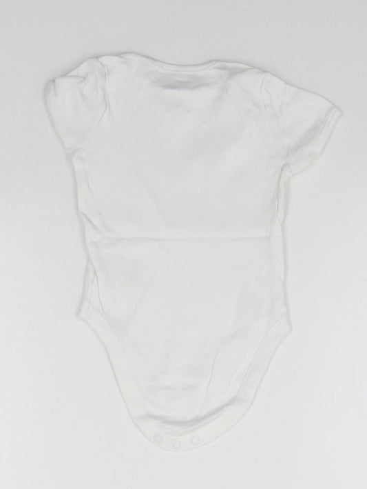 F&F Baby White Babygrow One-Piece Size 6-9 Months