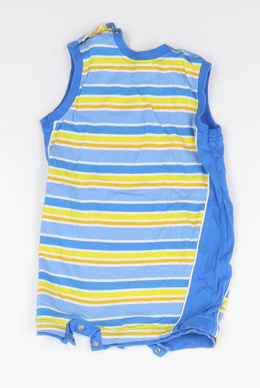 TUP TUP Baby Blue Striped Babygrow One-Piece Size 9-12 Months