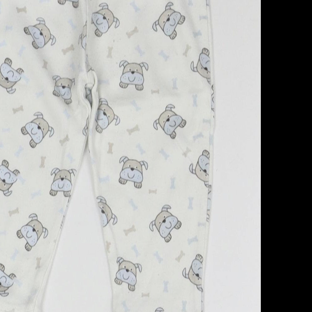 Brand and care label for Early Days Baby Beige Geometric Jogger Leggings, size 6-9, Months