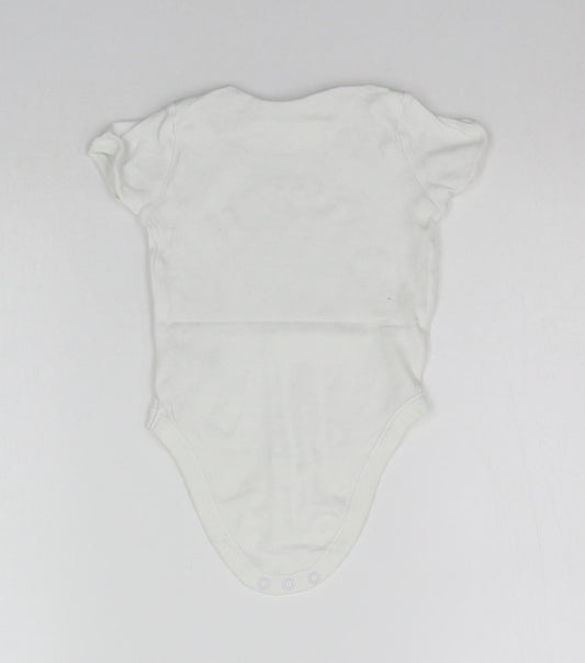 F&F Baby White Babygrow One-Piece Size 6-9 Months - Little Star