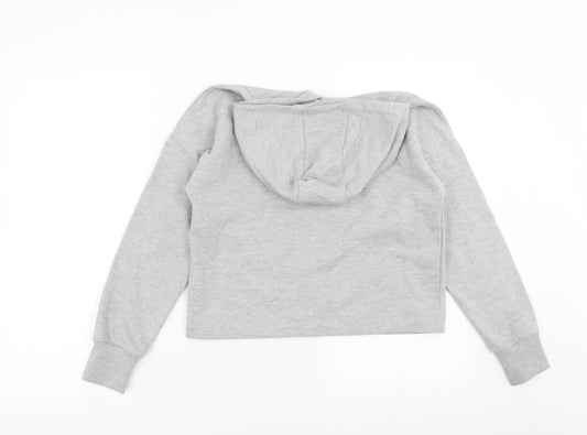 F&F Girls Grey Pullover Hoodie Size 11-12 Years - future starts today