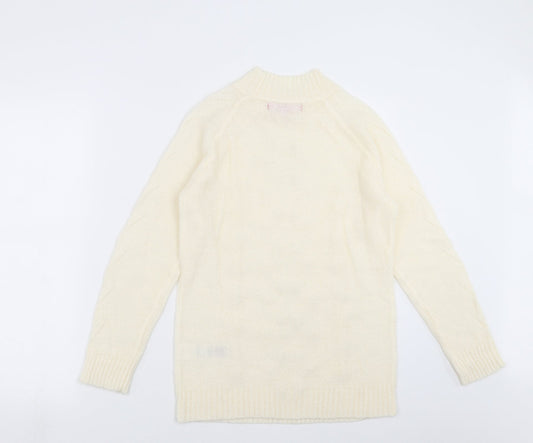 Womens UK Size 8 Together Ivory Pullover Jumper