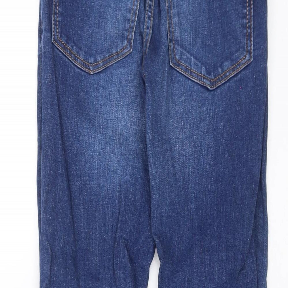 NEXT Girls Blue Denim Skinny Jeans Size 8 Years