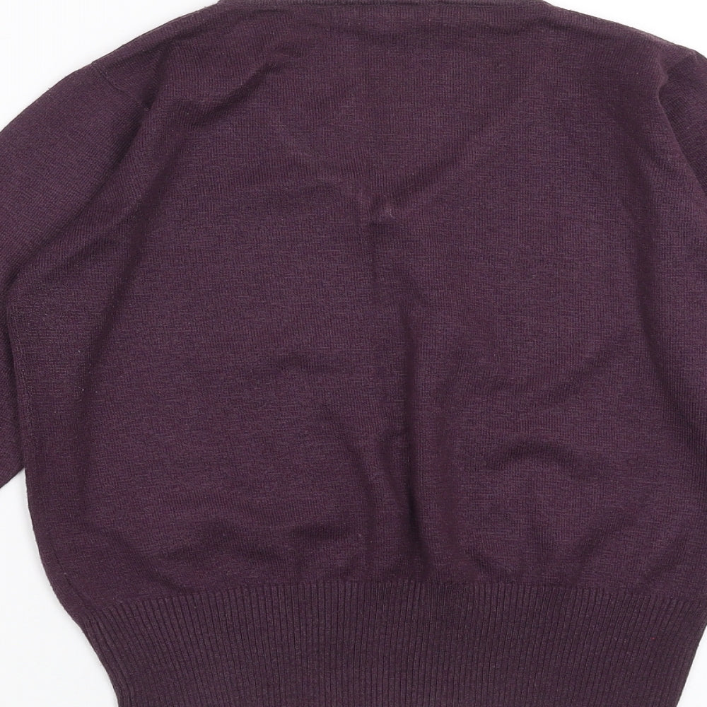 Womens UK Size 14 Preworn Purple Pullover Jumper