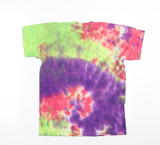 Fruit of the Loom Boys Multicoloured Basic T-Shirt Size 12-13 Years - tie dye