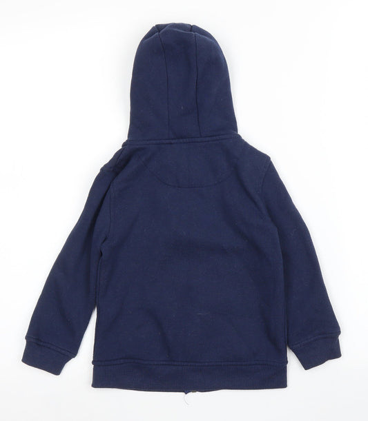 Primark Boys Blue Full Zip Hoodie Size 3 Years