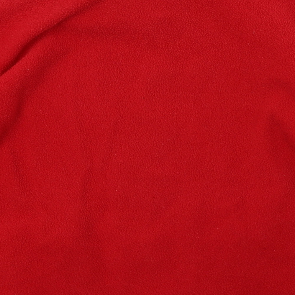 being casual Womens Red Full Zip Sweatshirt Size 14