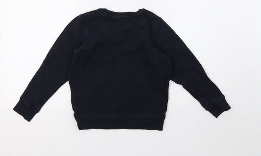 Marks and Spencer Boys Blue Pullover Sweatshirt Size 4-5 Years - school wear
