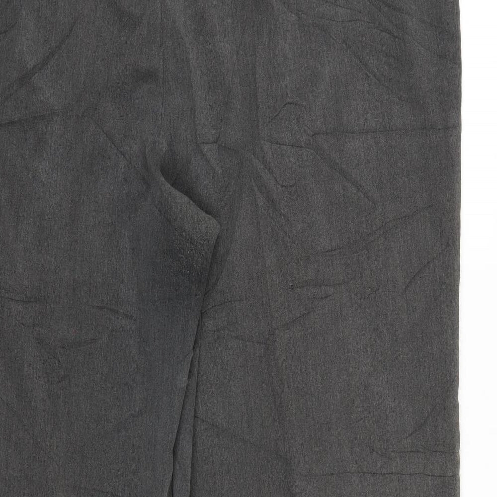 Evans Womens Grey Trousers Size 20 L26 in