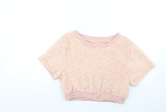 Womens UK Size M SheIn Pink Pullover Jumper