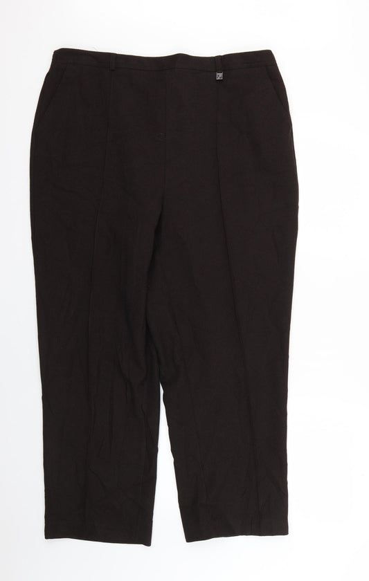 Bonmarché Womens Blue Trousers Size 18 L32 in
