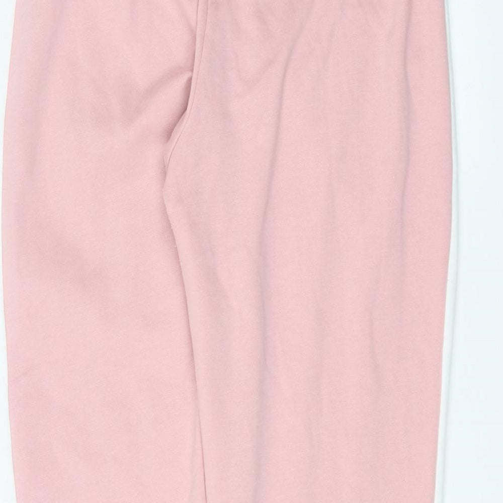 Womens UK Size M Papaya Regular Fit Sweatpants Pink Trousers
