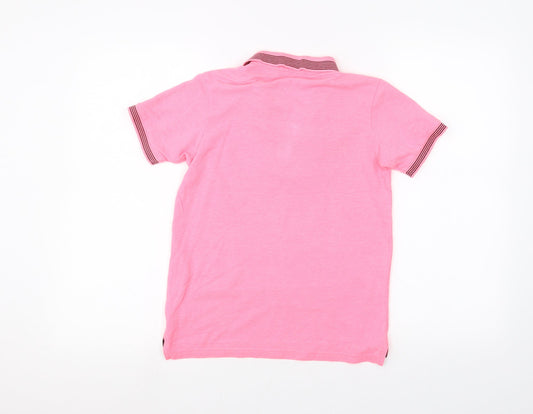 George Girls Pink Basic Polo Size 9-10 Years