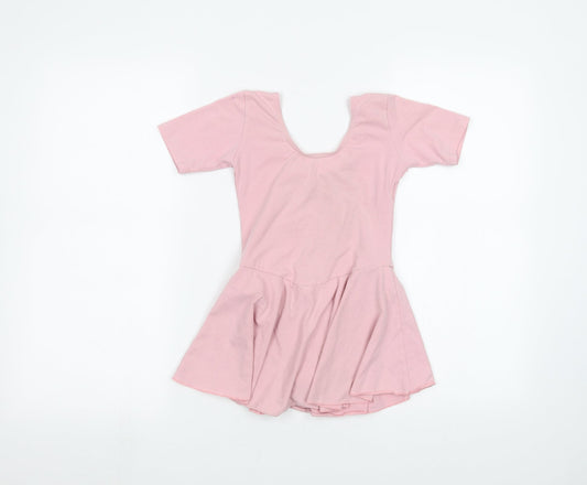 Preworn Girls Pink A-Line Size M