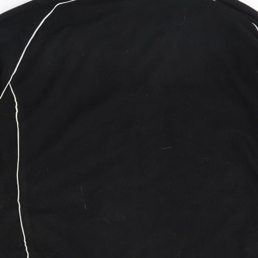 Womens UK Size 10 Preworn Black Henley Jumper