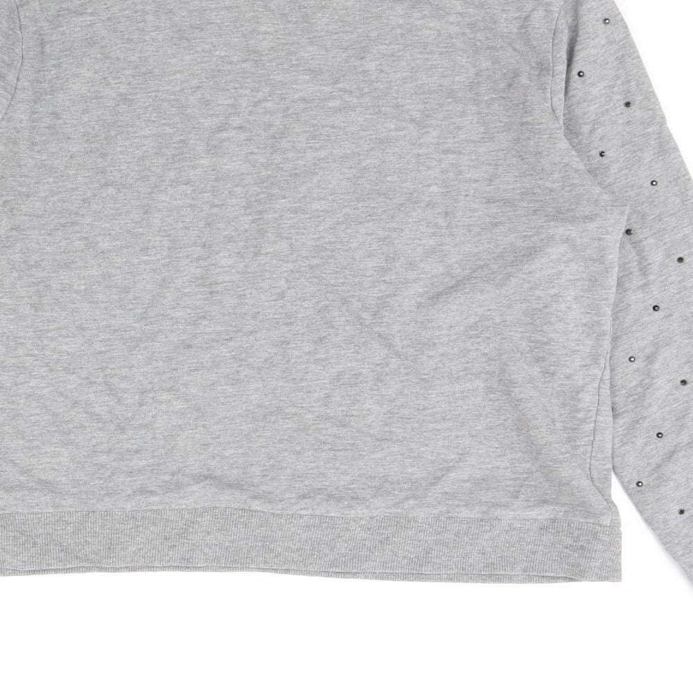 Womens UK Size 14 New Look Grey Pullover Jumper