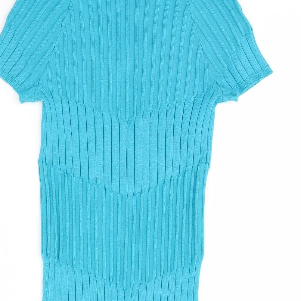 George Womens Blue Pullover Jumper Size M