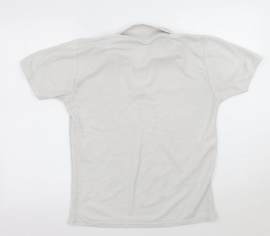 Fruit of the Loom Mens White Polo Size M