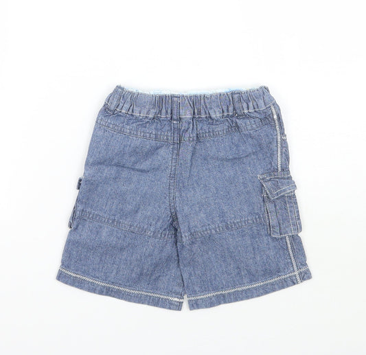 Mini mode Boys Blue Capri Jeans Size 9-12 Months