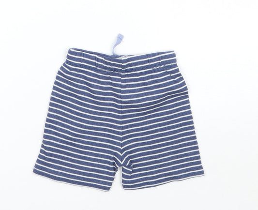 George Baby Blue Striped Sweatpants Trousers Size 6-9 Months