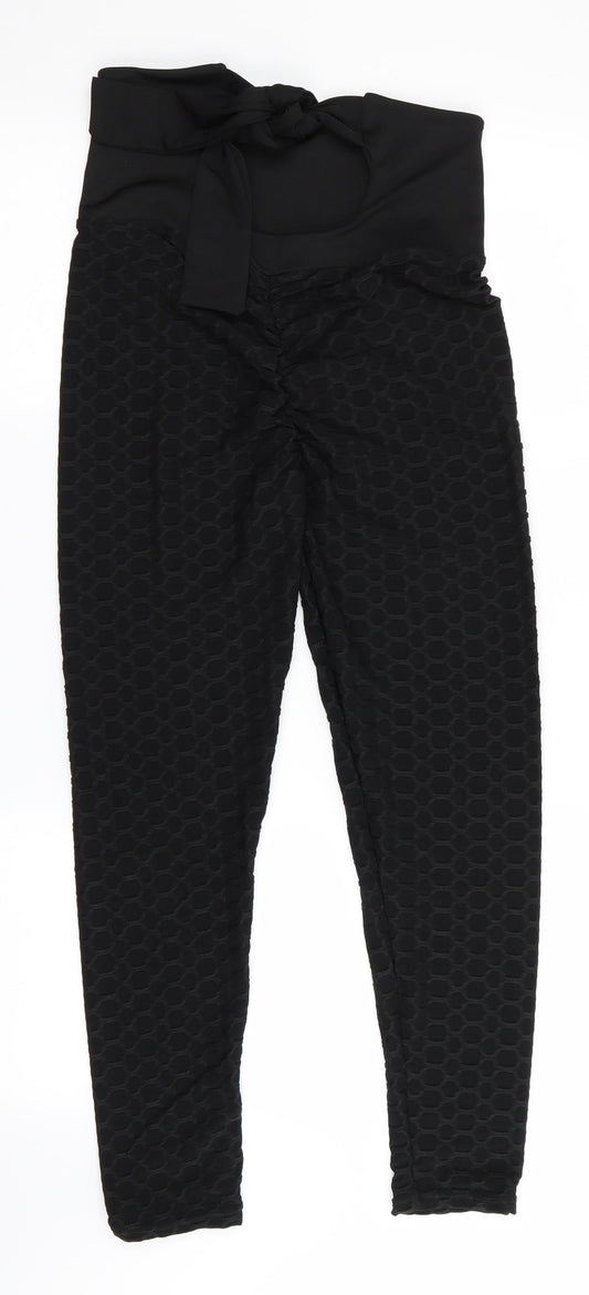 Womens UK Size L Preworn Jegging Black Leggings