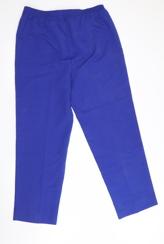 Shelly David Womens Blue Trousers Size M L29 in