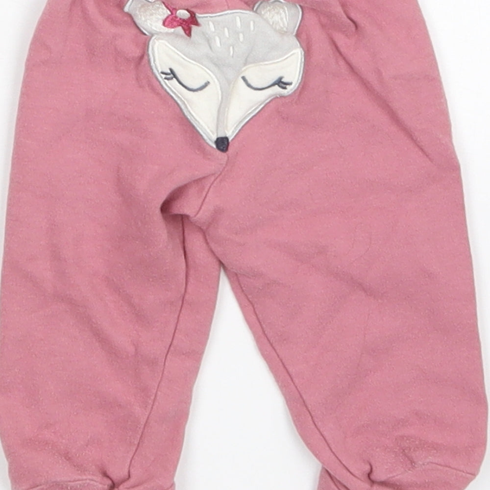 chick pea Girls Pink Sweatpants Trousers Size 3-6 Months