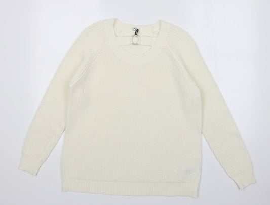 Capsule Womens Beige Pullover Jumper Size S