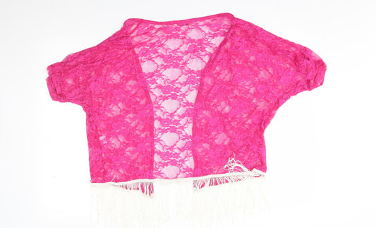Capilo Womens Pink Cardigan Jumper Size M